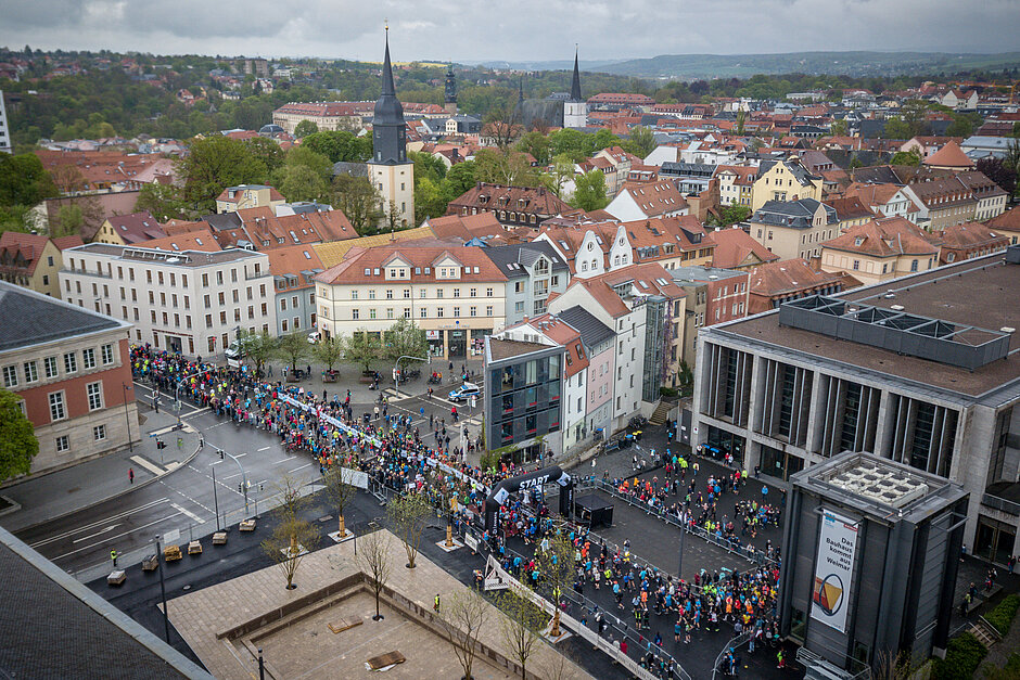 Goethe.Kultur.Lauf: Massenstart des Teilnehmerfeldes © SCC EVENTS / Sportograf